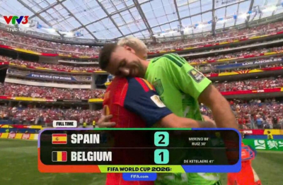 Sai lầm thủ môn Bỉ đưa Tây Ban Nha vào Bán kết World Cup 2026