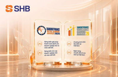 SHB nhận 4 giải thưởng lớn tại Asian Banking & Finance Awards 2026