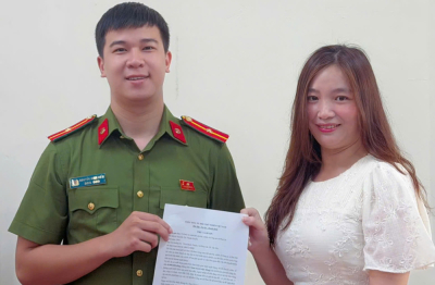 Tinh thần trách nhiệm của công an xã Phú Cát trong việc giúp người dân thu hồi tiền chuyển khoản nhầm