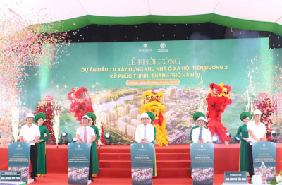 Hà Nội: Khởi công dự án nhà ở xã hội Tiên Dương 2