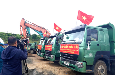 Sơn Hải thi công đoạn đèo Mang Yang thuộc cao tốc Quy Nhơn - Pleiku
