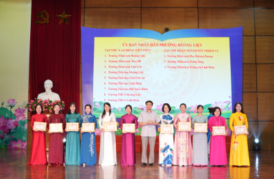 Phường Hoàng Liệt tổng kết năm học 2025-2026, triển khai nhiệm vụ năm học mới
