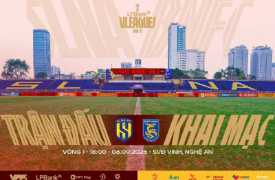 Khai mạc V-LEAGUE 2026 - 2027 trên sân Vinh