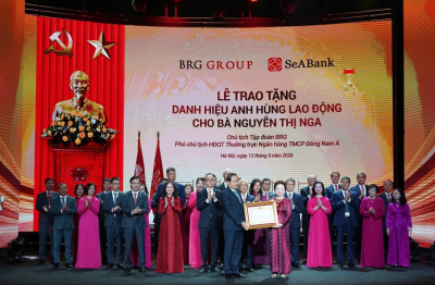 Chủ tịch Tập đoàn BRG Nguyễn Thị Nga được phong tặng danh hiệu Anh hùng Lao động thời kỳ đổi mới