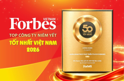 HDBank tiếp tục vào Top 50 Forbes Việt Nam trong bước chuyển lớn của thị trường vốn