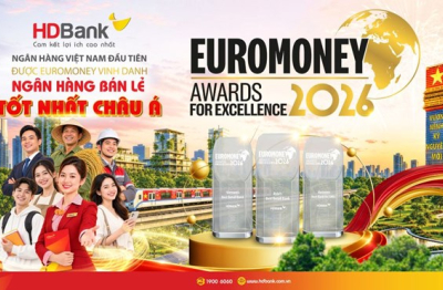 Danh hiệu “Ngân hàng Bán lẻ tốt nhất châu Á” lần đầu tiên trao cho một ngân hàng Việt Nam