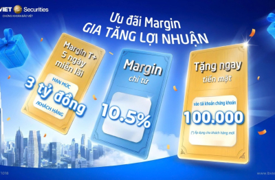 Chứng khoán Bảo Việt (BVSC) ưu đãi hấp dẫn cho vay Margin và mở tài khoản