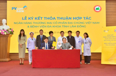 PVcomBank ký kết Thỏa thuận hợp tác với Bệnh viện Đa khoa tỉnh Lâm Đồng