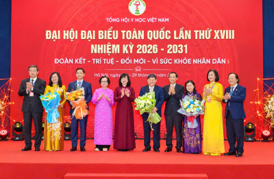 Đại hội đại biểu toàn quốc Tổng hội Y học Việt Nam lần thứ XVIII: Đoàn kết - Trí tuệ - Đổi mới vì sức khỏe nhân dân