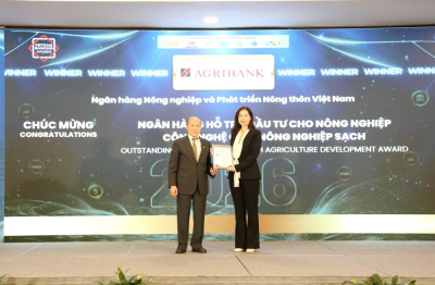 Agribank được vinh danh 3 giải thưởng Ngân hàng Việt Nam tiêu biểu 2026