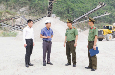 Ninh Bình: Xử lý vi phạm trong hoạt động khai thác, vận chuyển và tiêu thụ khoáng sản