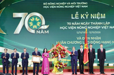 Chủ tịch Quốc hội dự  Lễ kỷ niệm 70 năm ngày thành lập Học viện Nông nghiệp Việt Nam 
