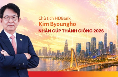 Chủ tịch HDBank Kim Byoungho nhận cúp Thánh Gióng 2026, ghi dấu trong Top 10 Doanh nhân Việt Nam tiêu biểu