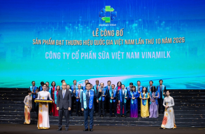 Vinamilk: 9 năm liên tiếp được vinh danh Thương hiệu Quốc gia