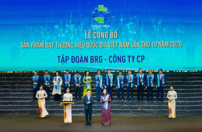 Bốn sản phẩm, dịch vụ thuộc Tập đoàn BRG được vinh danh Thương hiệu quốc gia Việt Nam 2026