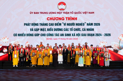 Gần 367 tỷ đồng được ủng hộ trong chương trình phát động 'Tháng cao điểm vì người nghèo' năm 2026