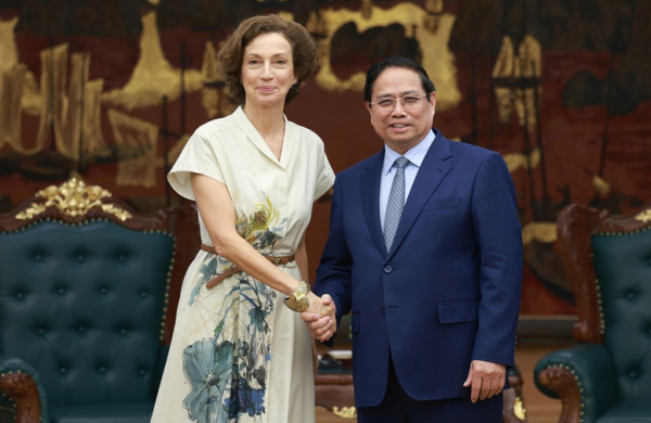 Tổng Giám đốc UNESCO: Sẵn sàng cùng Việt Nam chia sẻ tầm nhìn chiến lược về văn hóa ra thế giới