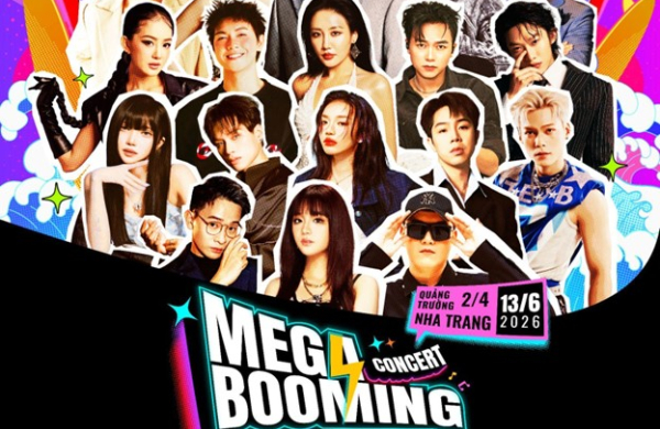 Đại nhạc hội Mega Booming – Charmora City tại Nha Trang: pháo hoa mãn nhãn và dàn sao hội tụ