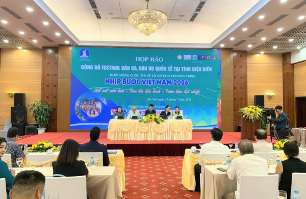 Tỉnh Điện Biên: Họp báo công bố, Festival Dân ca, Dân vũ Quốc tế năm 2026 