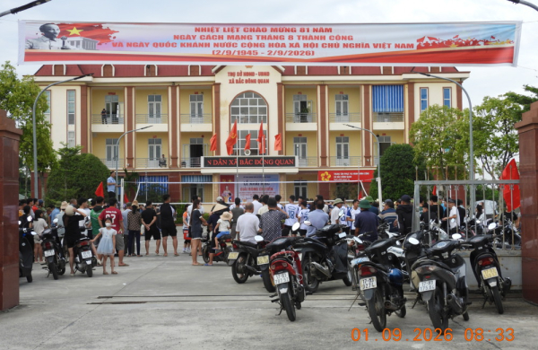 Xã Bắc Đông Quan: Tưng bừng khai mạc giải bóng chuyền chào mừng Quốc Khánh 2/9