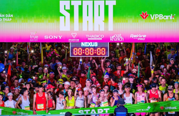 VPBank Đất Sen Hồng Music Marathon 2026 chứng kiến màn tranh tài gay cấn của hơn hàng chục nghìn vận động viên