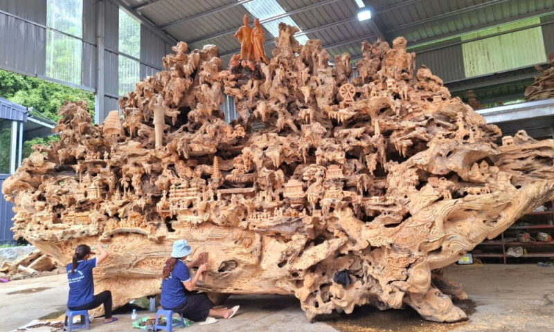 Đưa non bộ 