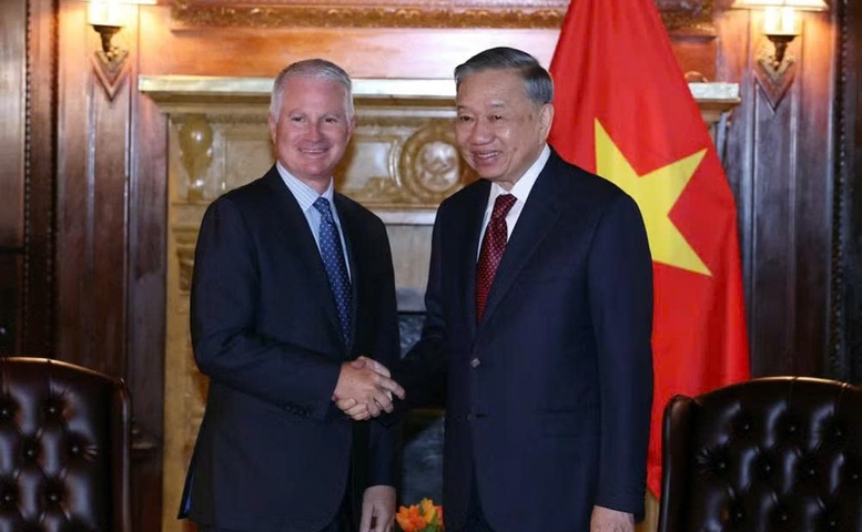 Tổng Bí thư, Chủ tịch nước Tô Lâm tiếp lãnh đạo một số tập đoàn Hoa Kỳ