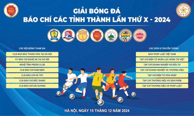 Hướng tới Giải bóng đá báo chí các tỉnh, thành lần thứ X - 2024