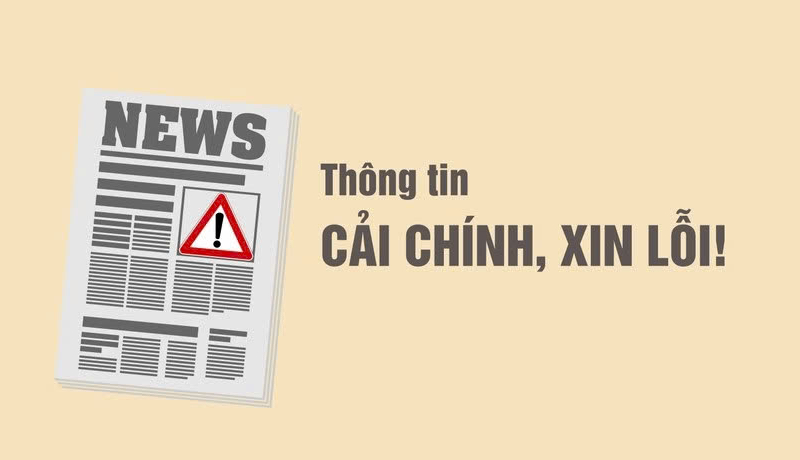 Thông tin cải chính
