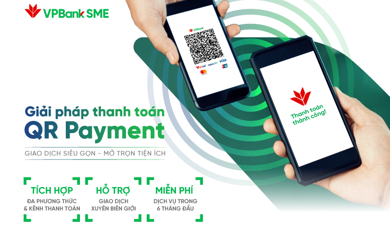 VPBank SME triển khai giải pháp QR Payment: Một mã QR duy nhất chấp nhận thanh toán từ chuyển khoản đến thẻ tín dụng