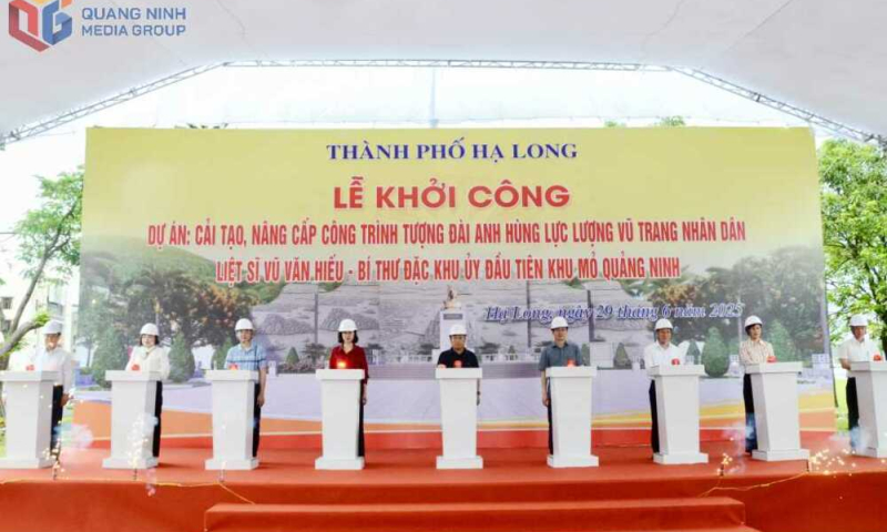Quảng Ninh: Cải tạo, nâng cấp công trình tượng đài Anh hùng Lực lượng vũ trang nhân dân Vũ Văn Hiếu