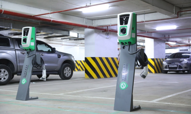 Chuẩn trạm sạc xe điện tại chung cư