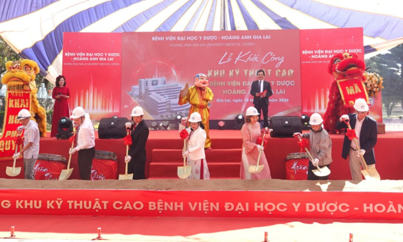Gia Lai: Khởi công Khu kỹ thuật cao 300 tỉ đồng tại Bệnh viện ĐHYD-HAGL