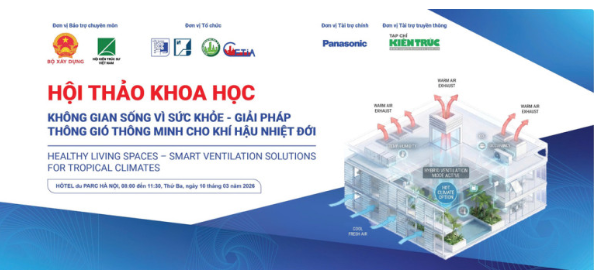 Đẩy mạnh công trình xanh kết hợp giải pháp làm mát tiết kiệm năng lượng vì sức khỏe và bảo vệ môi trường