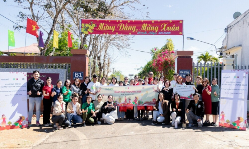 Herbalife Việt Nam tiếp tục tổ thức chương trình “Xuân Yêu Thương” 2026
