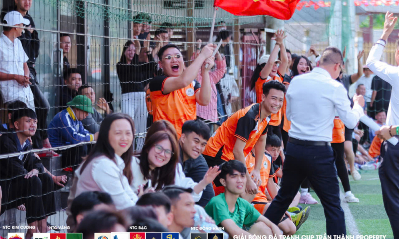 Sôi nổi Giải bóng đá Bất động sản Hòa Lạc 2026 – Tranh Cup Trần Thành Property