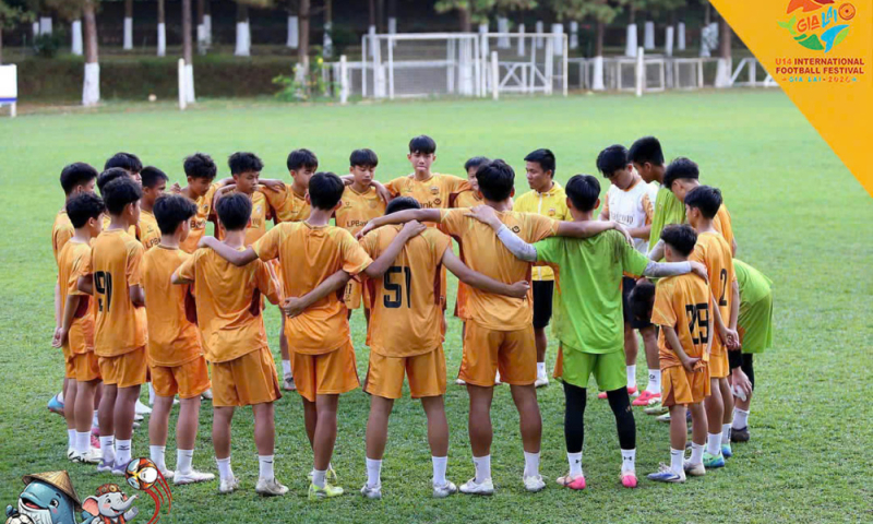 U.14 LPBank HAGL tích cực chuẩn bị cho Festival bóng đá quốc tế