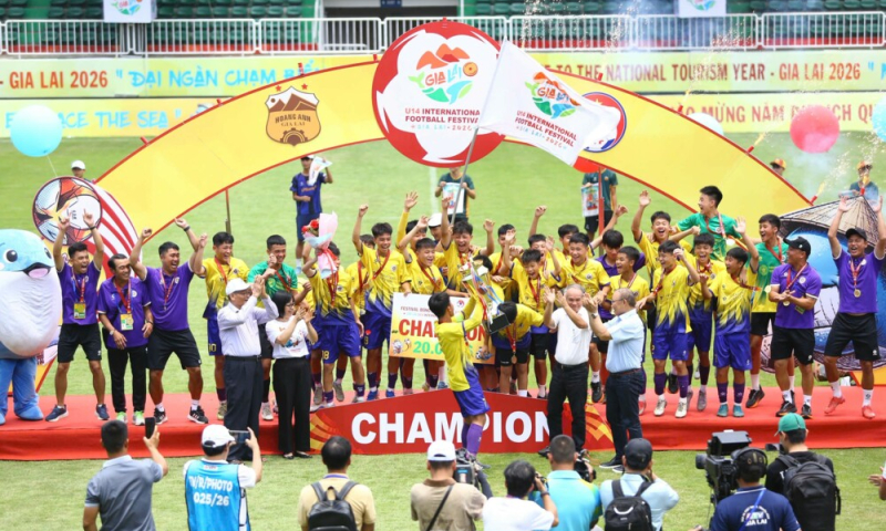 Kịch tính đến nghẹt thở, Hà Nội đăng quang Festival U14 Quốc tế trên chấm luân lưu