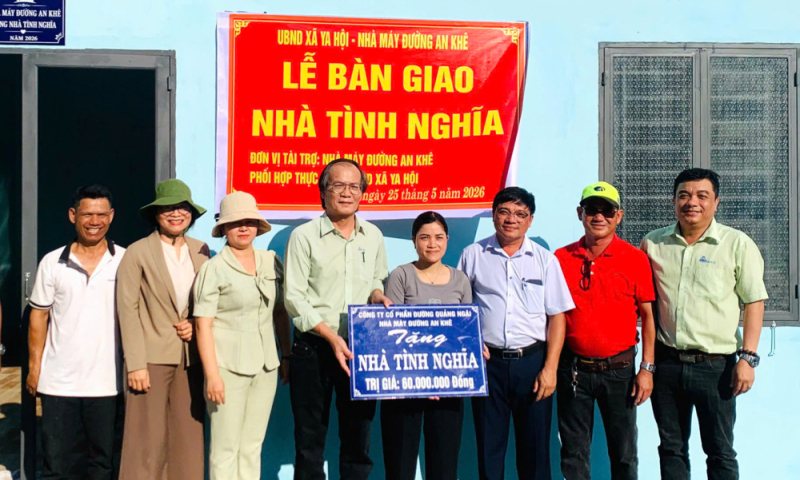 Gia Lai: Tốc lực xây dựng 33 căn nhà tình nghĩa cho hộ nghèo vùng mía