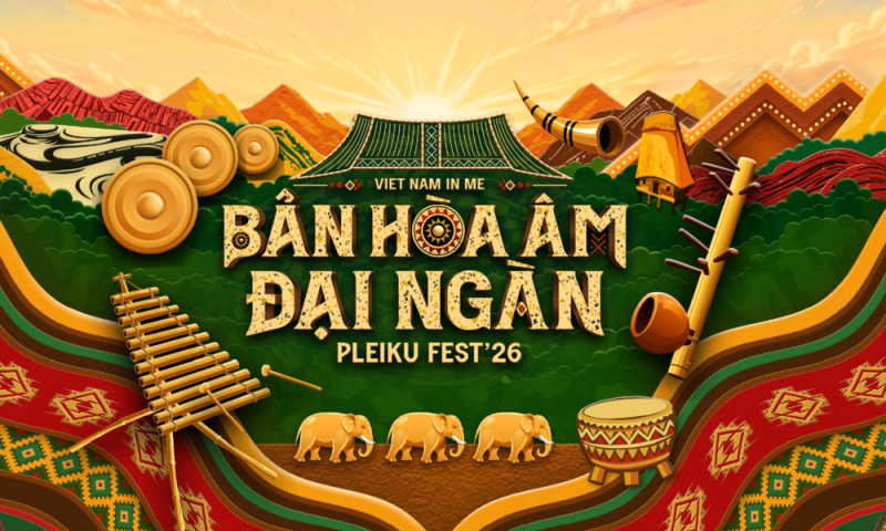 Sắp diễn ra Lễ hội âm nhạc “Bản hòa âm đại ngàn” - Pleiku Fest’2026