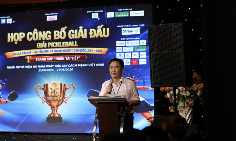 Ra mắt Giải Pickleball các CLB Báo chí - Truyền hình và Doanh nghiệp toàn quốc lần thứ I - 2026