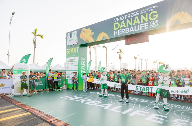 Herbalife Việt Nam khuyến khích lối sống năng động lành mạnh tại VnExpress Đà Nẵng International Marathon Herbalife Cup 2026