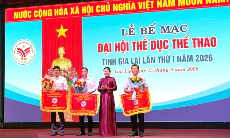 Đại hội TDTT tỉnh Gia Lai 2026: Phường Pleiku và xã Tuy Phước nhất toàn đoàn