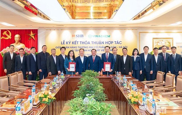 SHB và Tập đoàn Hóa chất Việt Nam ký kết thỏa thuận hợp tác
