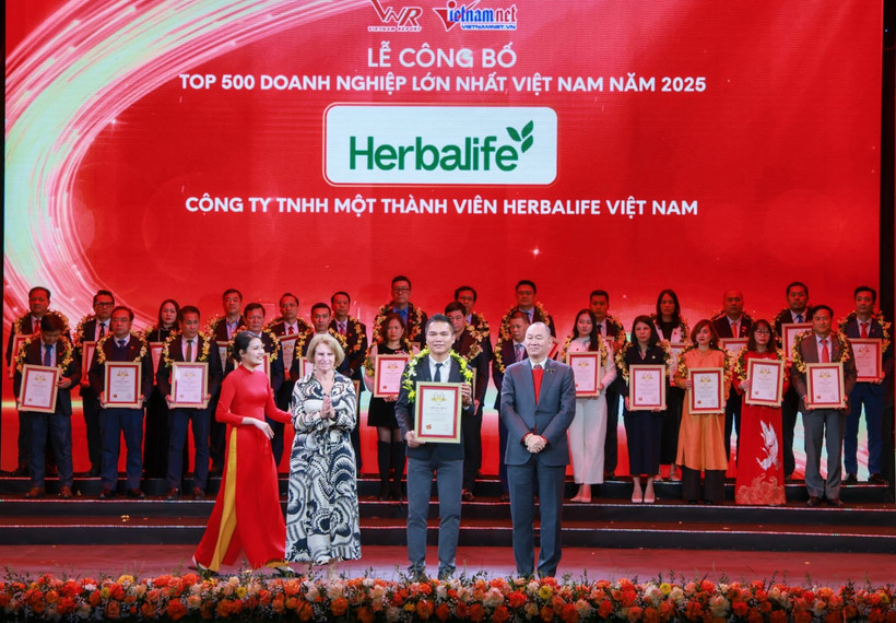 Herbalife Việt Nam liên tiếp góp mặt trong top 500 doanh nghiệp lớn nhất