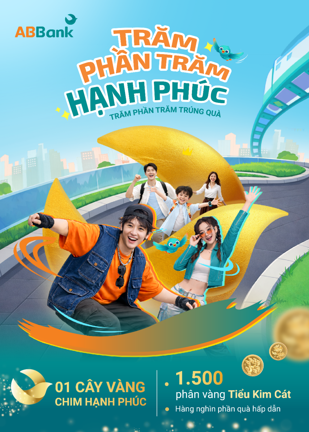 Chính thức từ 9/3: ABBank trao “mưa” vàng 24K cho khách hàng