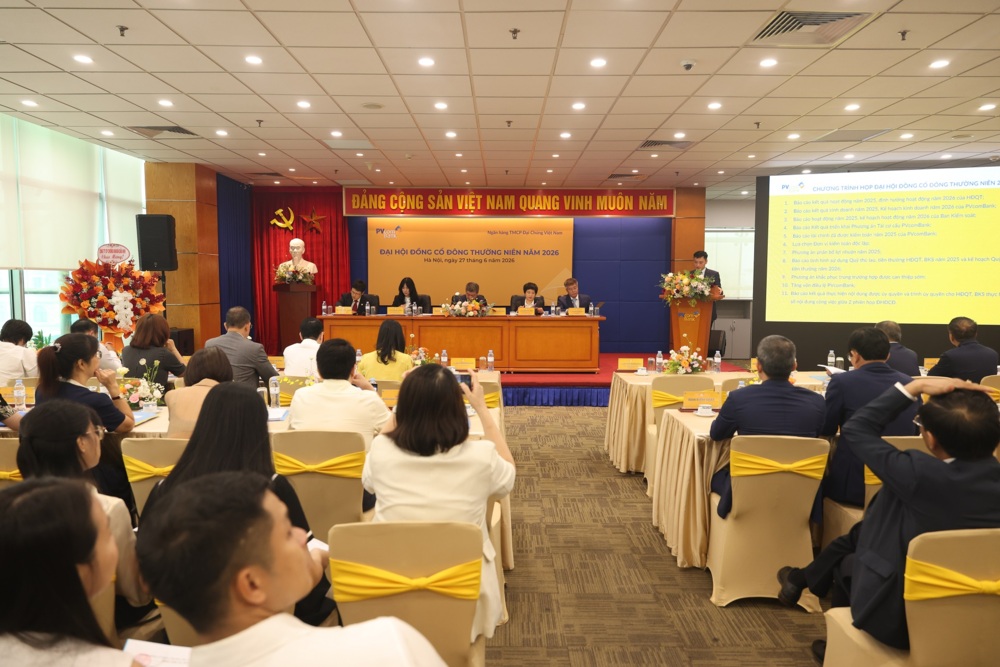 PVcomBank tổ chức thành công Đại hội đồng cổ đông thường niên năm 2026 