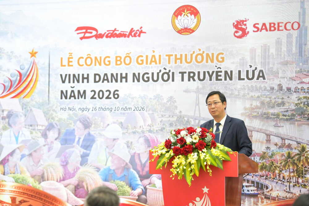 SABECO cùng Mặt trận Tổ quốc Việt Nam vinh danh Người Truyền Lửa 2026