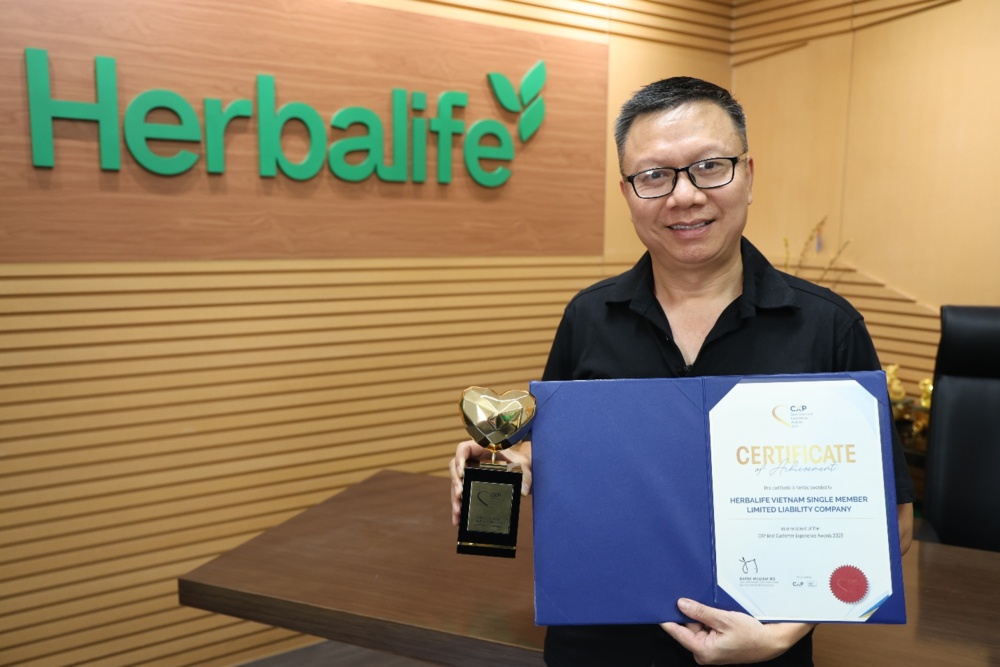 Herbalife Việt Nam đạt giải thưởng khu vực 