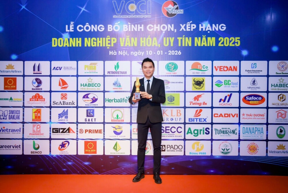 Herbalife Việt Nam được vinh danh là “Doanh Nghiệp Văn Hóa, Uy Tín” năm 2025 bởi Liên đoàn Thương mại và Công nghiệp Việt Nam